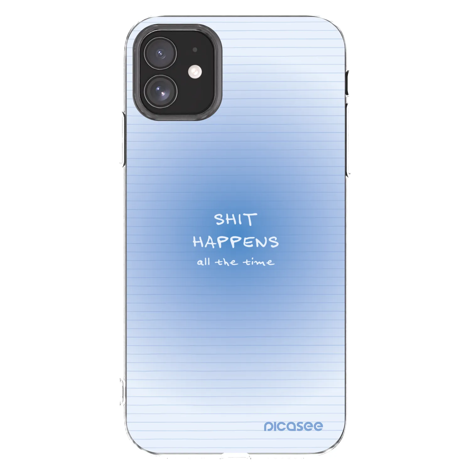 Picasee Apple iPhone 11 Hülle - Transparentes Silikon - Oops Memo