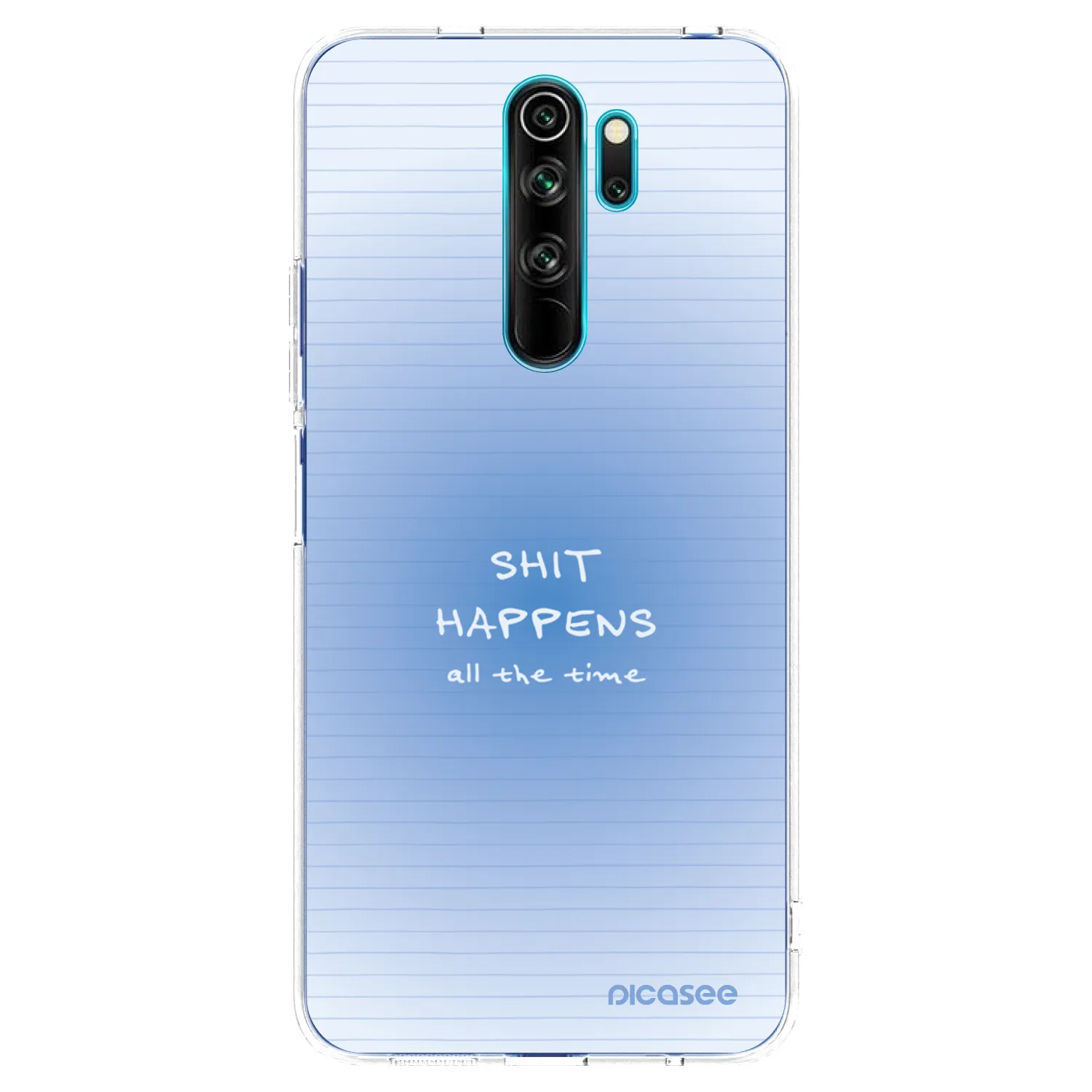 Picasee Xiaomi Redmi Note 8 Pro Hülle - Transparentes Silikon - Oops Memo