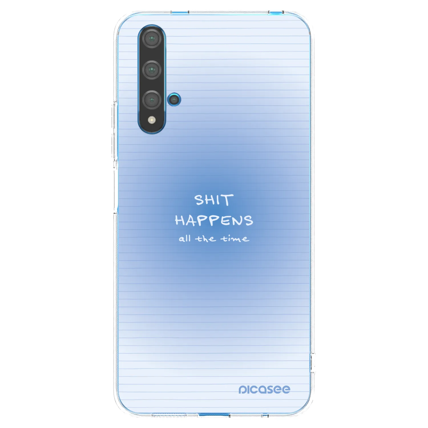 Picasee Huawei Nova 5T Hülle - Transparentes Silikon - Oops Memo