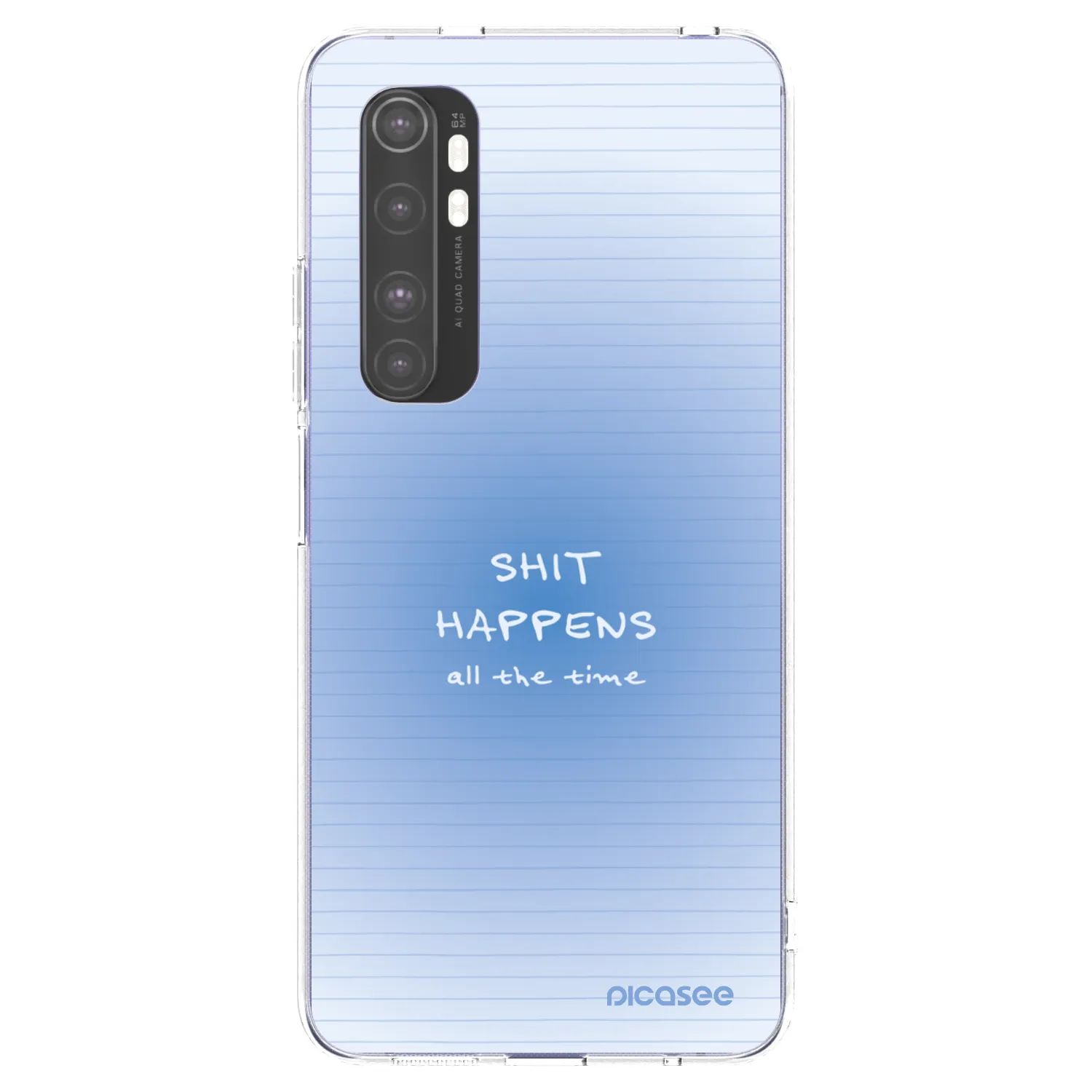 Picasee Xiaomi Mi Note 10 Lite Hülle - Transparentes Silikon - Oops Memo
