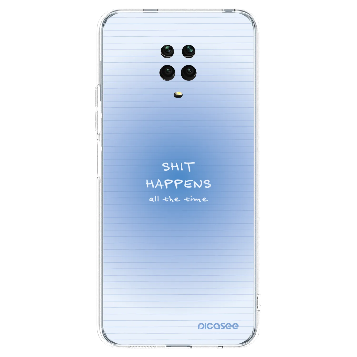 Picasee Xiaomi Redmi Note 9S Hülle - Transparentes Silikon - Oops Memo