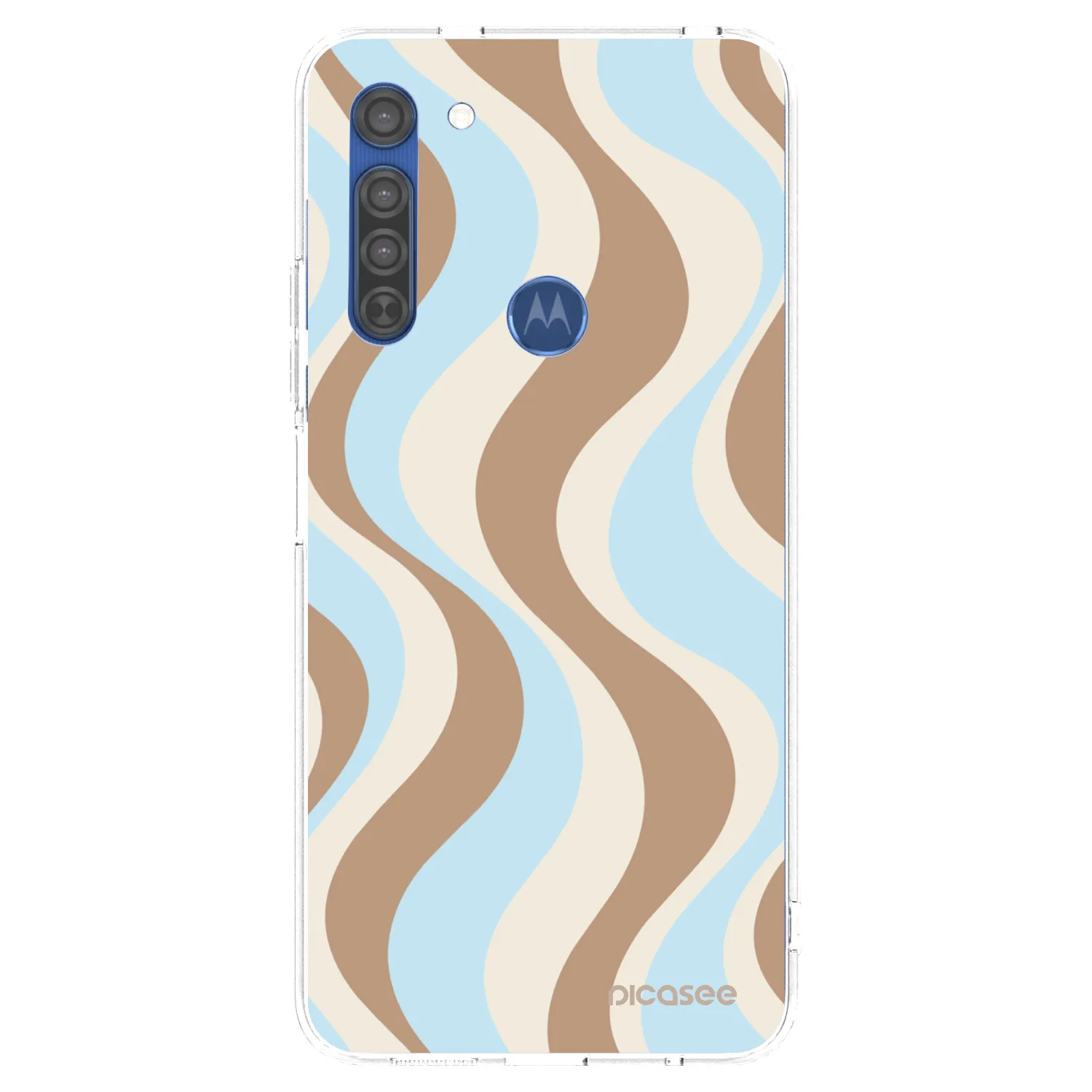 Picasee Motorola Moto G8 Hülle - Transparentes Silikon - Abanico Days
