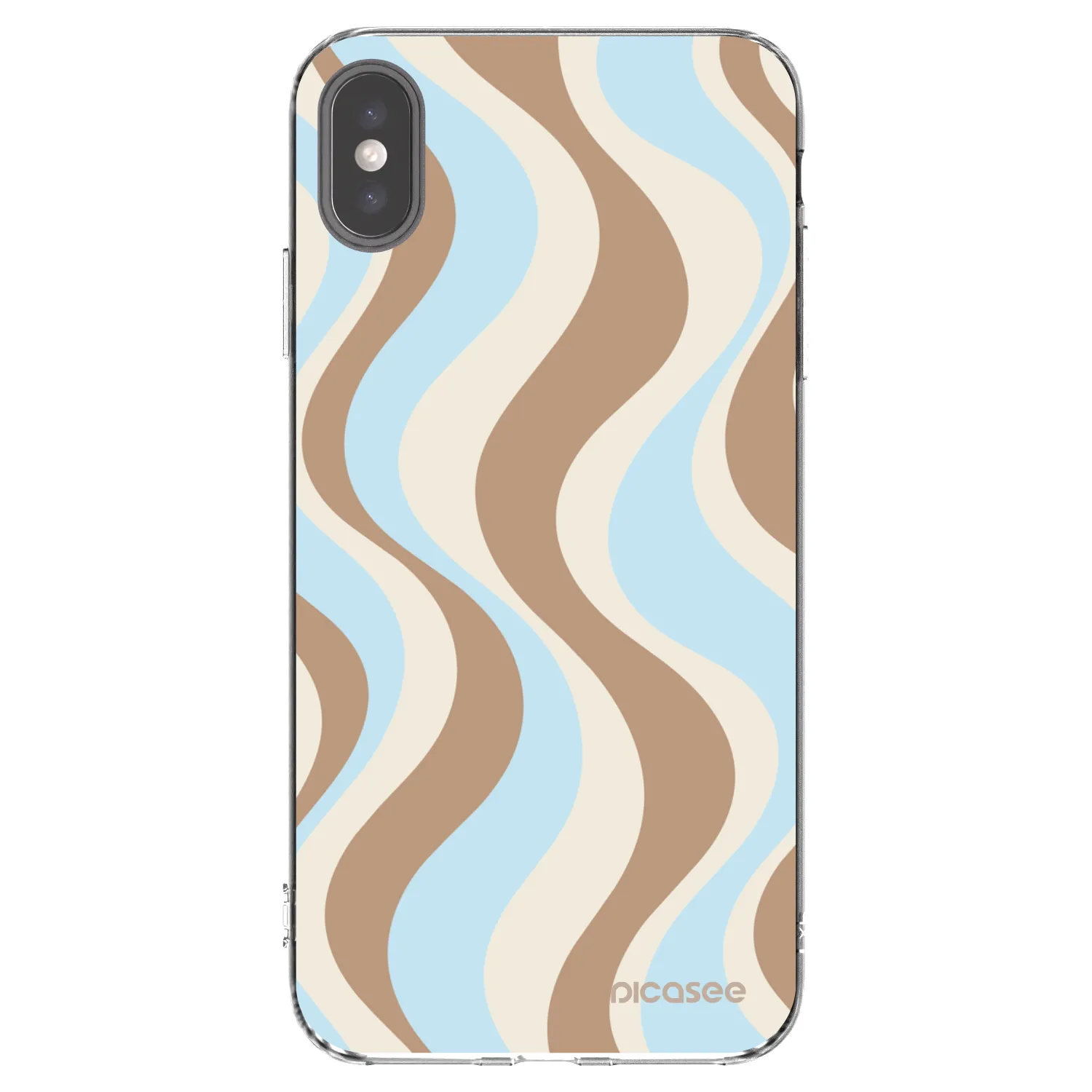 Picasee Apple iPhone XS Max Hülle - Transparentes Silikon - Abanico Days