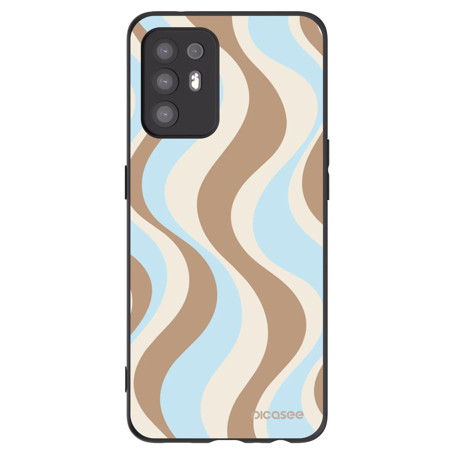 Picasee OPPO A94 5G Hülle - Schwarzes Silikon - Abanico Days