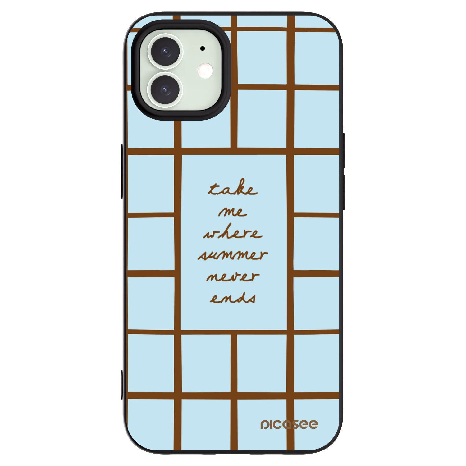Picasee Apple iPhone 12 Hülle - Schwarzes Silikon - Shutter Season