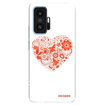 Picasee Xiaomi 11T Pro Hülle - Transparentes Silikon - Großes Herz