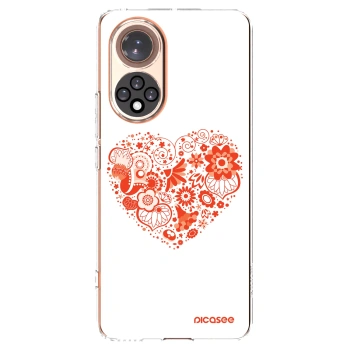 Picasee Huawei Nova 9 Hülle - Transparentes Silikon - Großes Herz