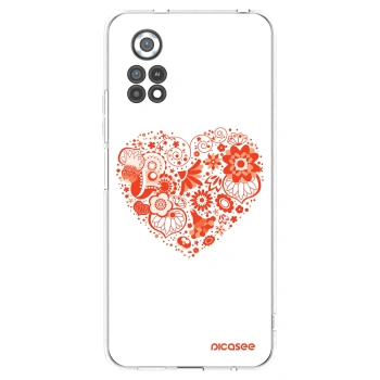 Picasee Xiaomi Poco X4 Pro 5G Hülle - Transparentes Silikon - Großes Herz