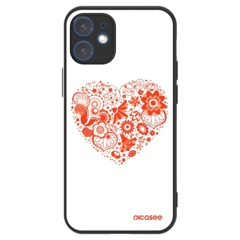 Picasee ULTIMATE CASE MagSafe für Apple iPhone 12 mini - Großes Herz