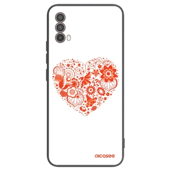 Hülle für Motorola Moto E40 - Großes Herz