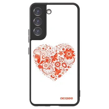 Picasee ULTIMATE CASE PowerShare für Samsung Galaxy S22 5G - Großes Herz