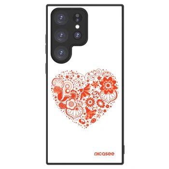 Picasee ULTIMATE CASE PowerShare für Samsung Galaxy S23 Ultra 5G - Großes Herz