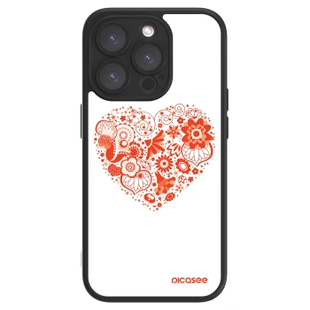 Picasee ULTIMATE CASE MagSafe für Apple iPhone 15 Pro - Großes Herz