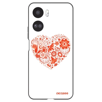 Picasee Honor 90 Lite 5G Hülle - Schwarzes Silikon - Großes Herz