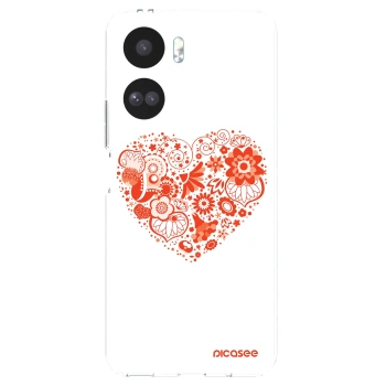 Picasee Honor 90 Lite 5G Hülle - Transparentes Silikon - Großes Herz
