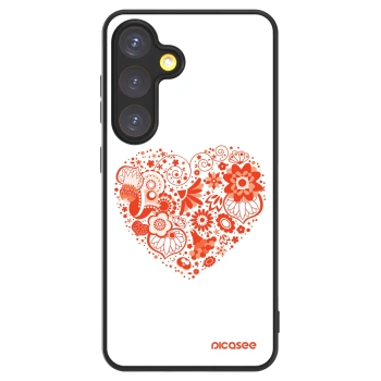 Picasee ULTIMATE CASE PowerShare für Samsung Galaxy S24 S921B 5G - Großes Herz