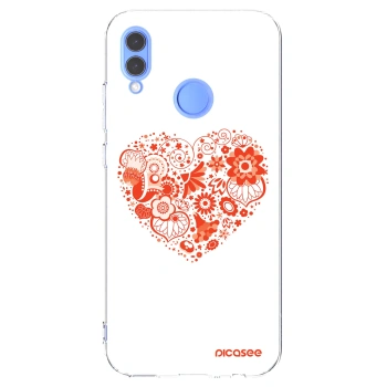 Picasee Honor 10 Lite Hülle - Transparentes Silikon - Großes Herz