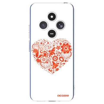 Picasee Xiaomi Redmi 14C Hülle - Transparentes Silikon - Großes Herz