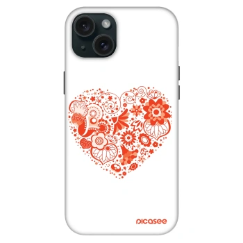 Hülle für Apple iPhone 15 Plus - Großes Herz