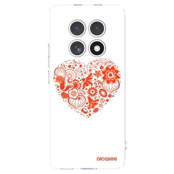 Picasee Xiaomi Redmi Note 15 Hülle - Transparentes Silikon - Großes Herz