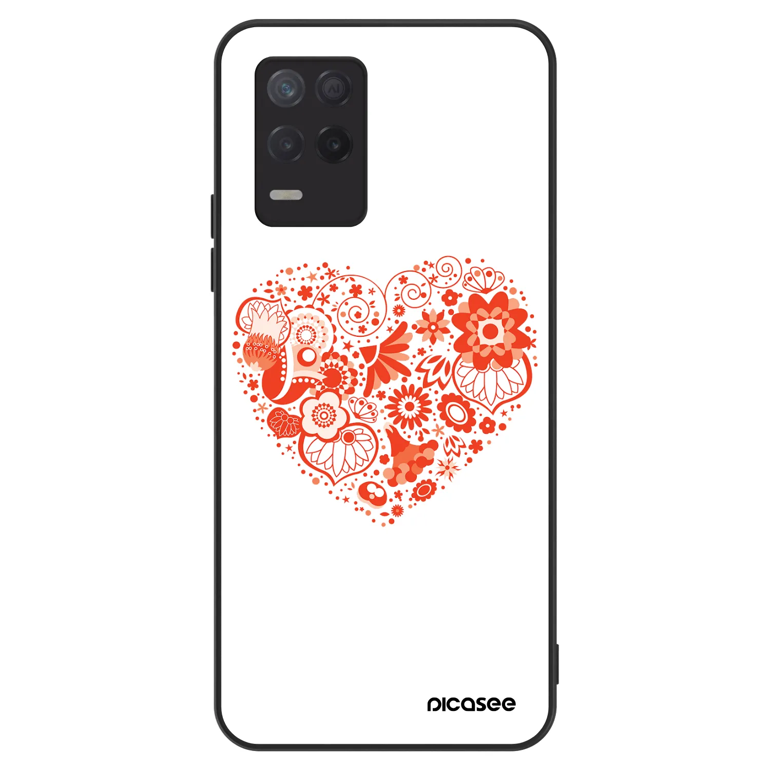 Picasee ULTIMATE CASE für Realme 8 5G - Großes Herz