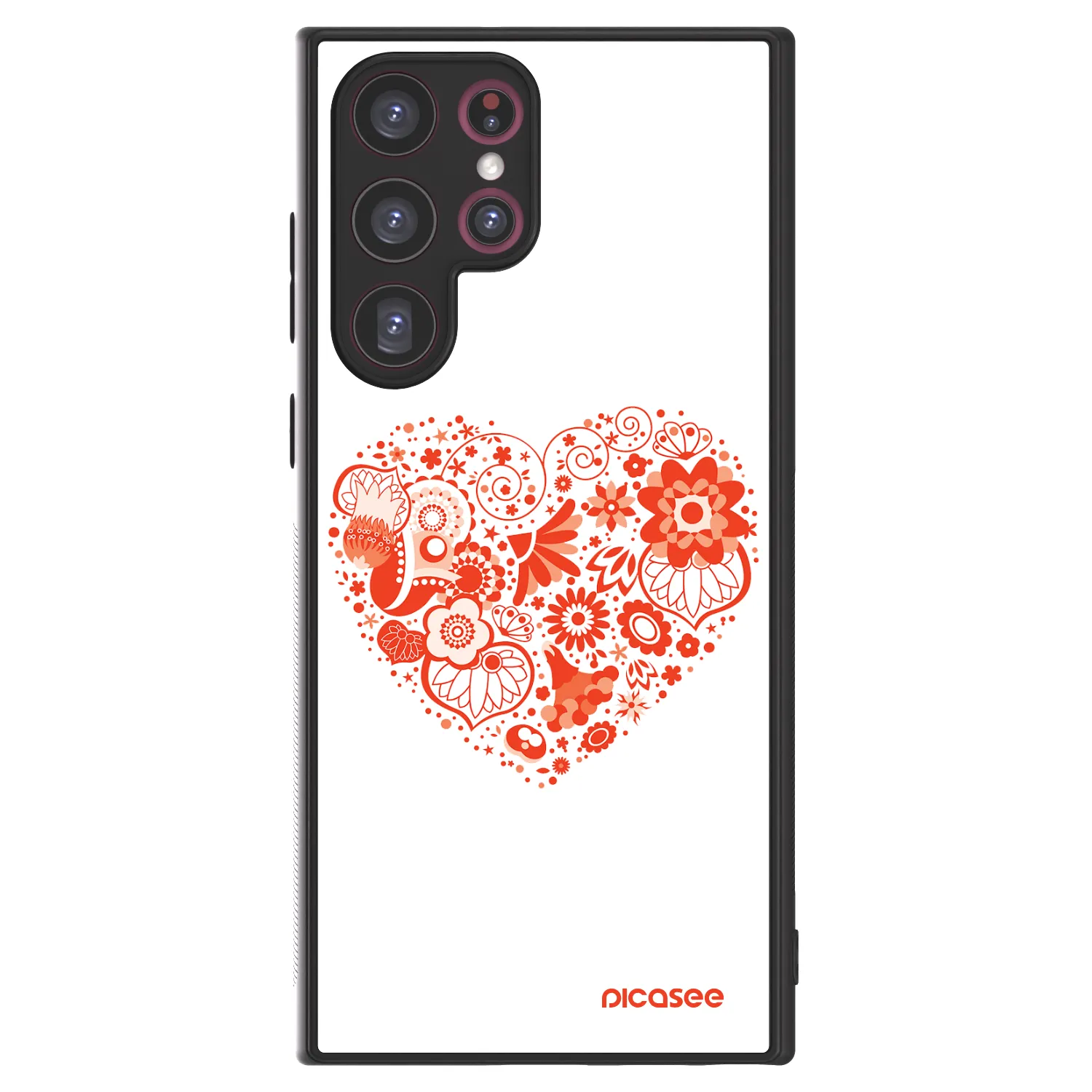 Picasee ULTIMATE CASE für Samsung Galaxy S22 Ultra 5G - Großes Herz