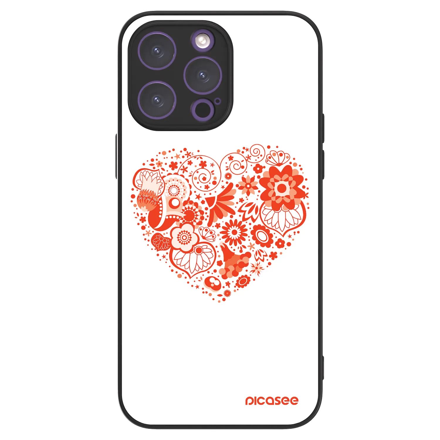 Picasee ULTIMATE CASE MagSafe für Apple iPhone 14 Pro Max - Großes Herz