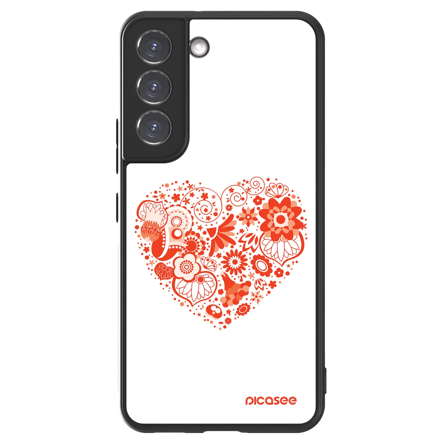 Picasee ULTIMATE CASE PowerShare für Samsung Galaxy S22 5G - Großes Herz