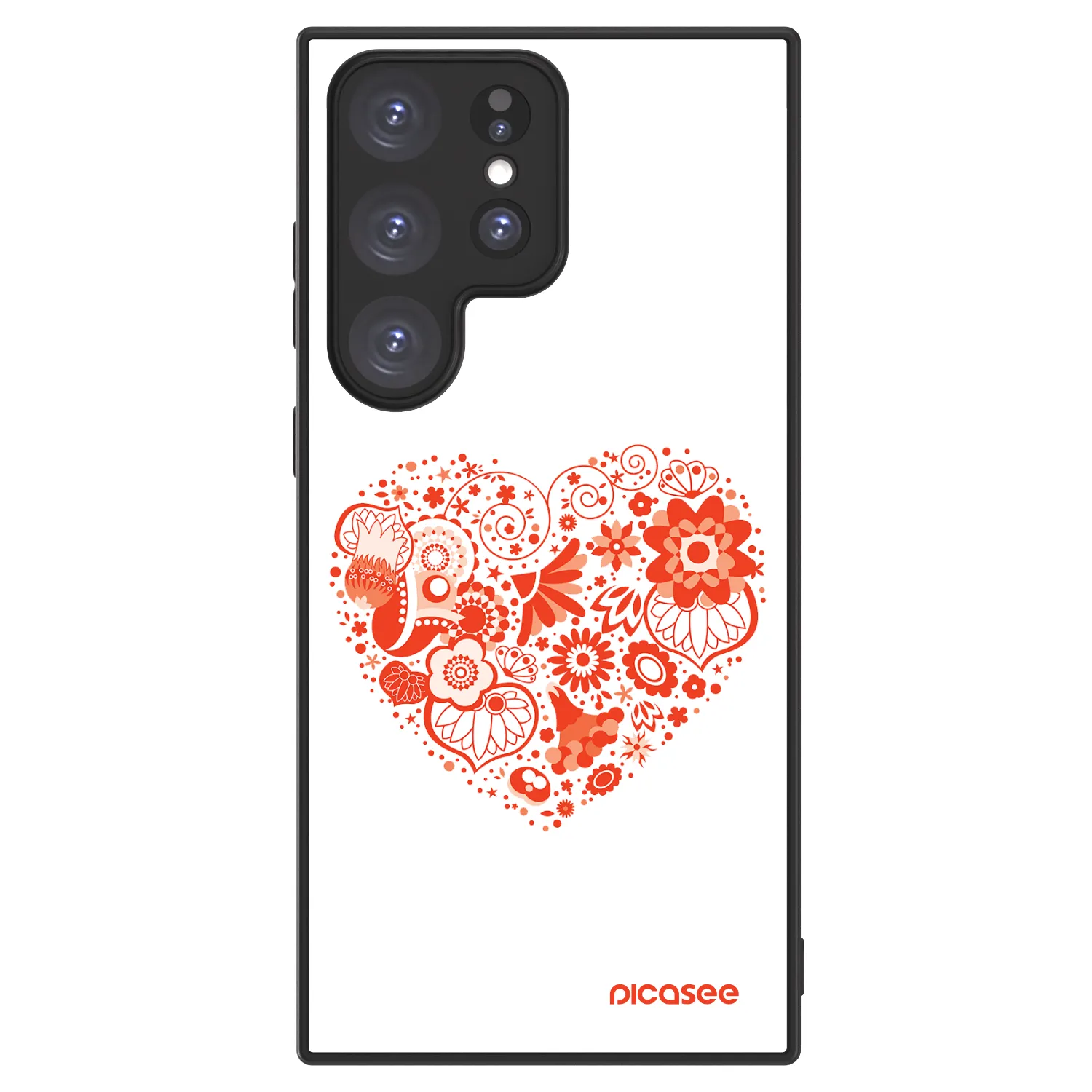 Picasee ULTIMATE CASE PowerShare für Samsung Galaxy S23 Ultra 5G - Großes Herz