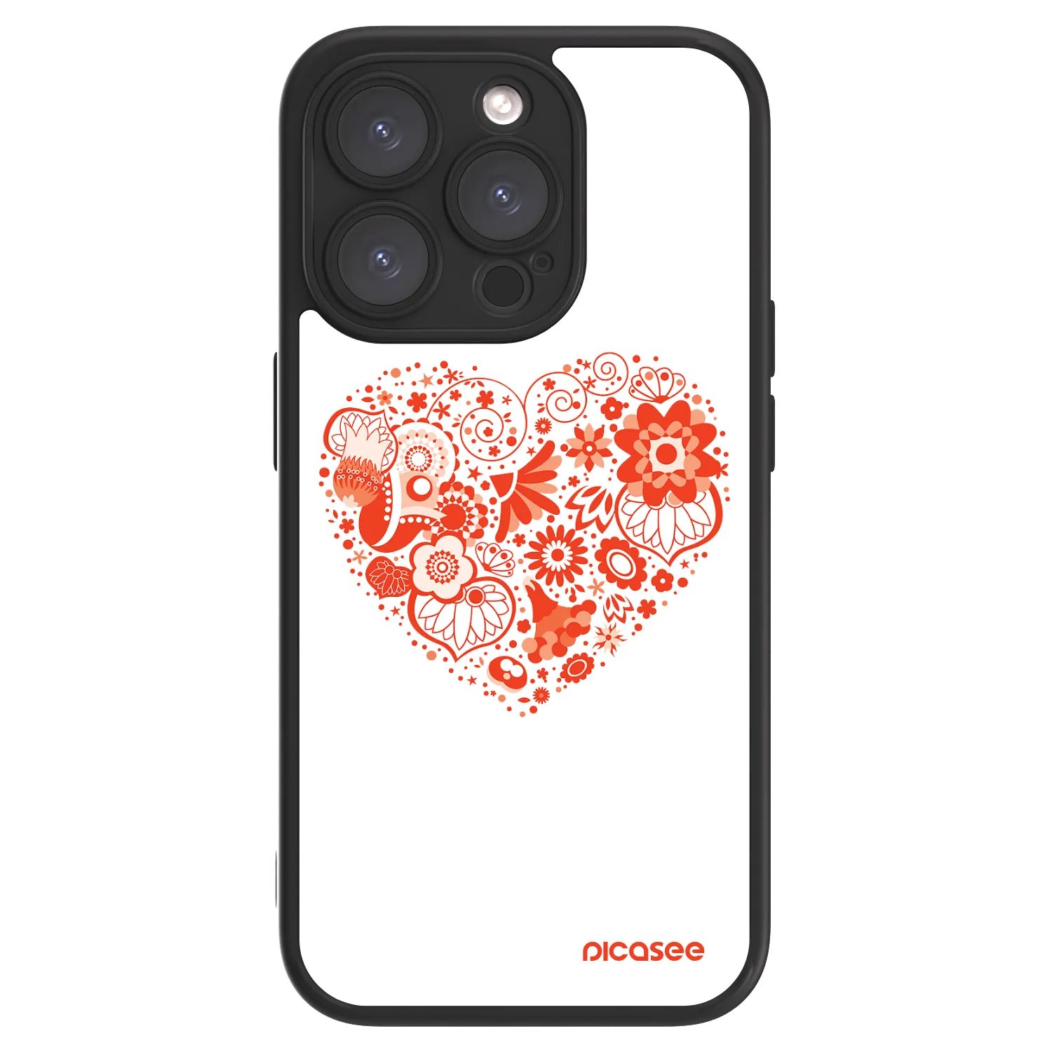 Picasee ULTIMATE CASE MagSafe für Apple iPhone 15 Pro - Großes Herz