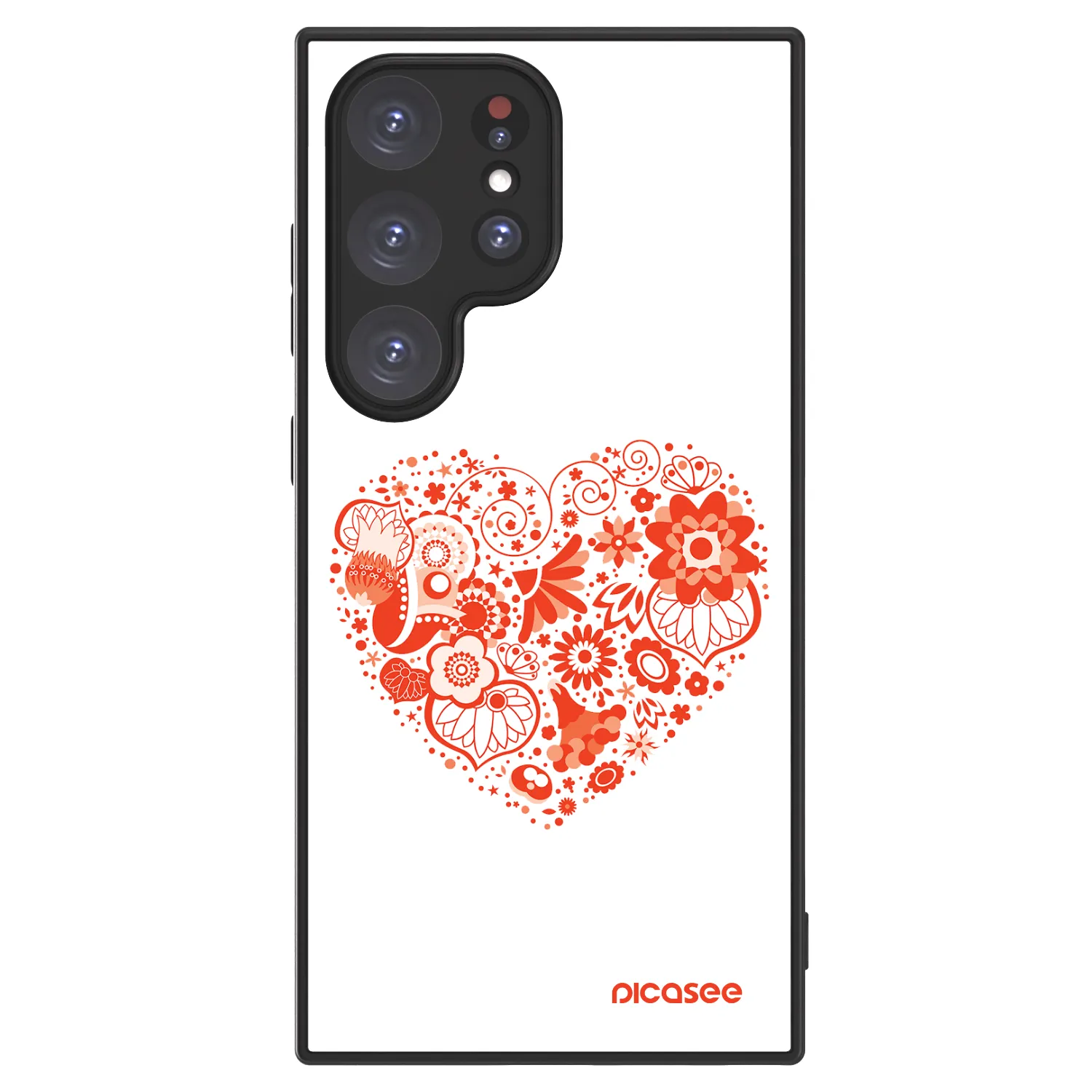 Picasee ULTIMATE CASE PowerShare für Samsung Galaxy S24 Ultra S928B 5G - Großes Herz