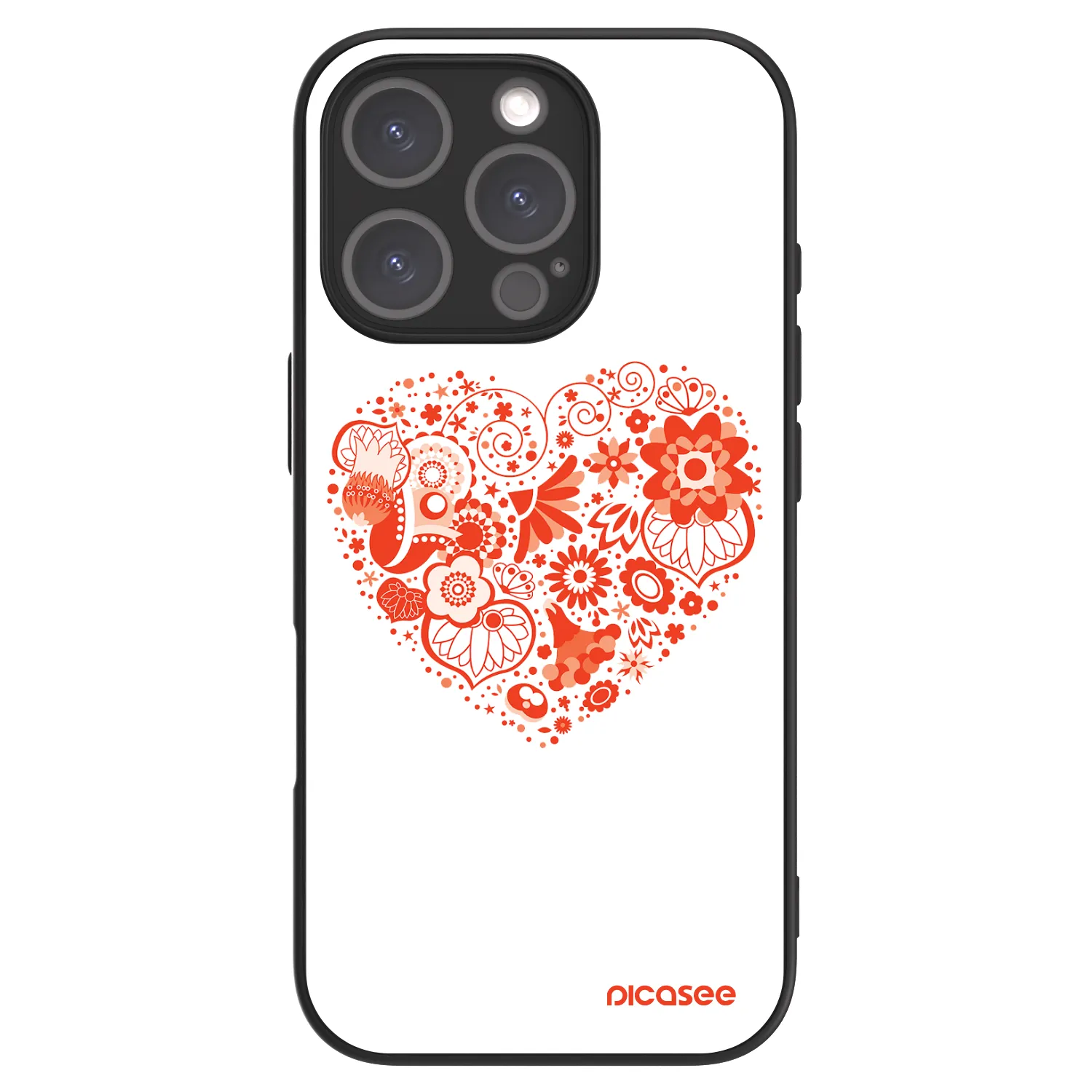 Picasee ULTIMATE CASE MagSafe für Apple iPhone 16 Pro - Großes Herz
