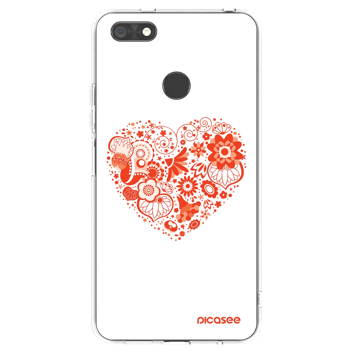 Picasee Huawei P9 Lite Mini Hülle - Transparentes Silikon - Großes Herz