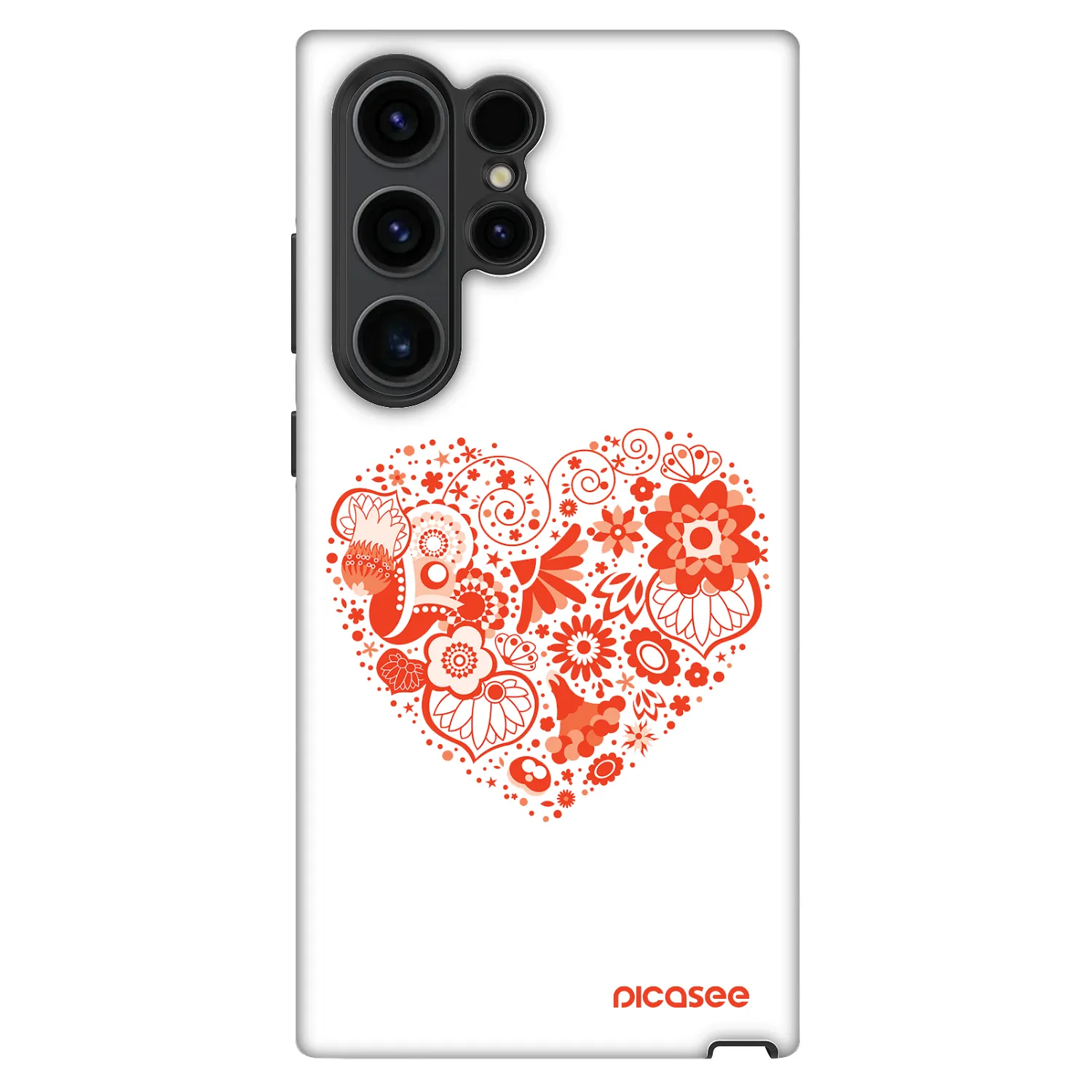 Picasee Fashion Case für Samsung Galaxy S22 Ultra 5G - Großes Herz