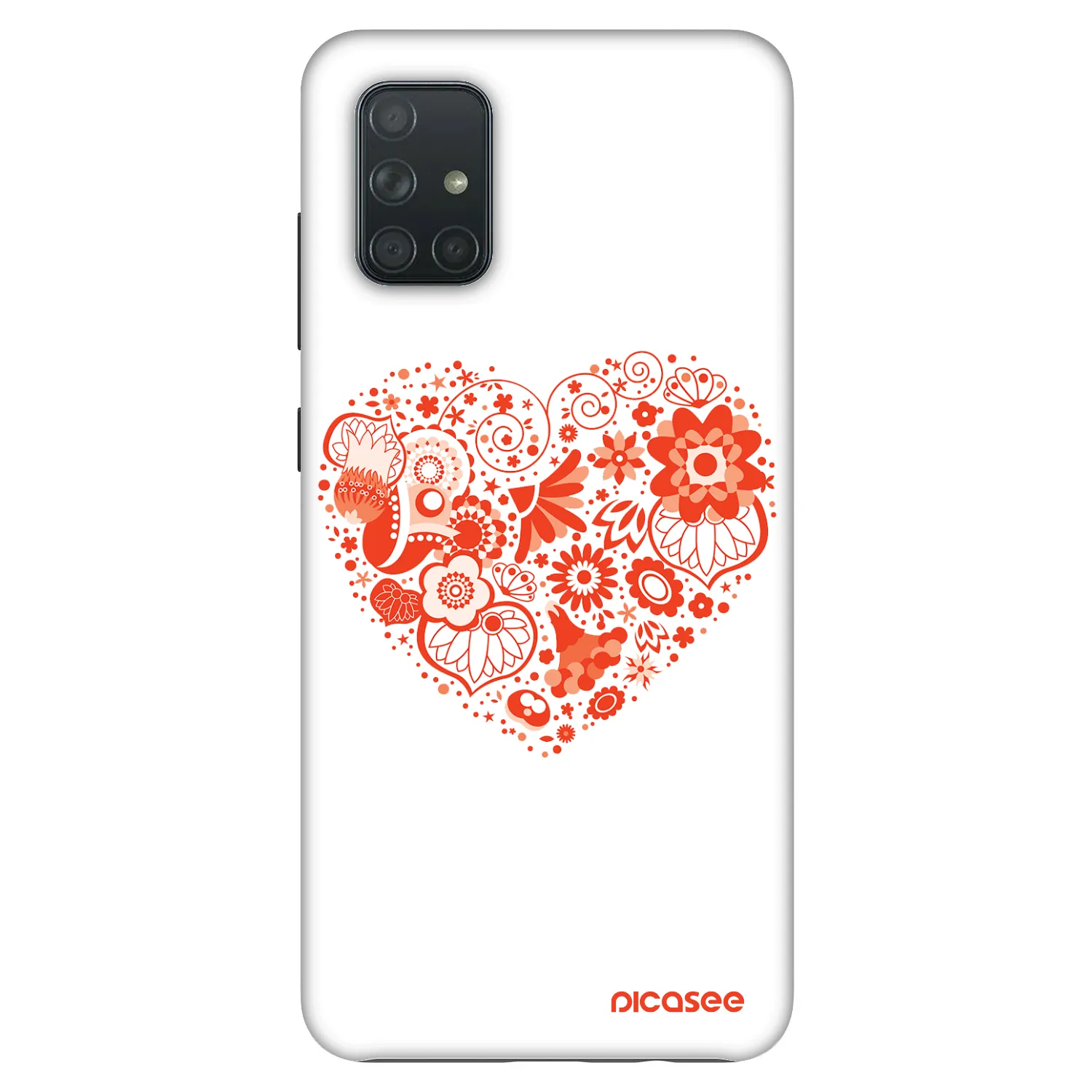 Picasee Fashion Case für Samsung Galaxy A71 A715F - Großes Herz