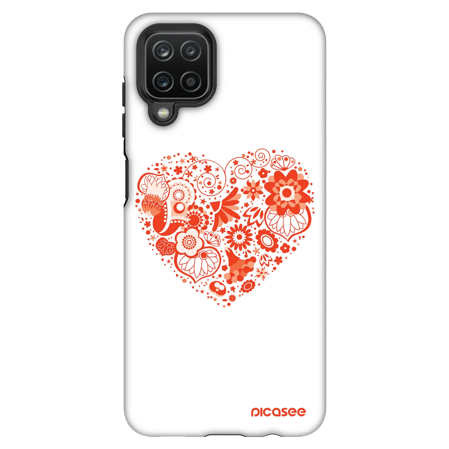 Picasee Fashion Case für Samsung Galaxy A12 A125F - Großes Herz