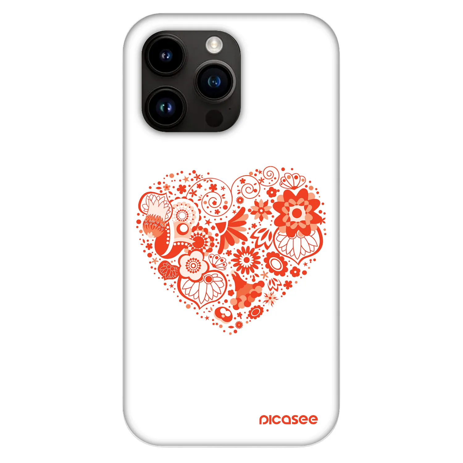 Picasee Fashion Case MagSafe für Apple iPhone 13 Pro - Großes Herz