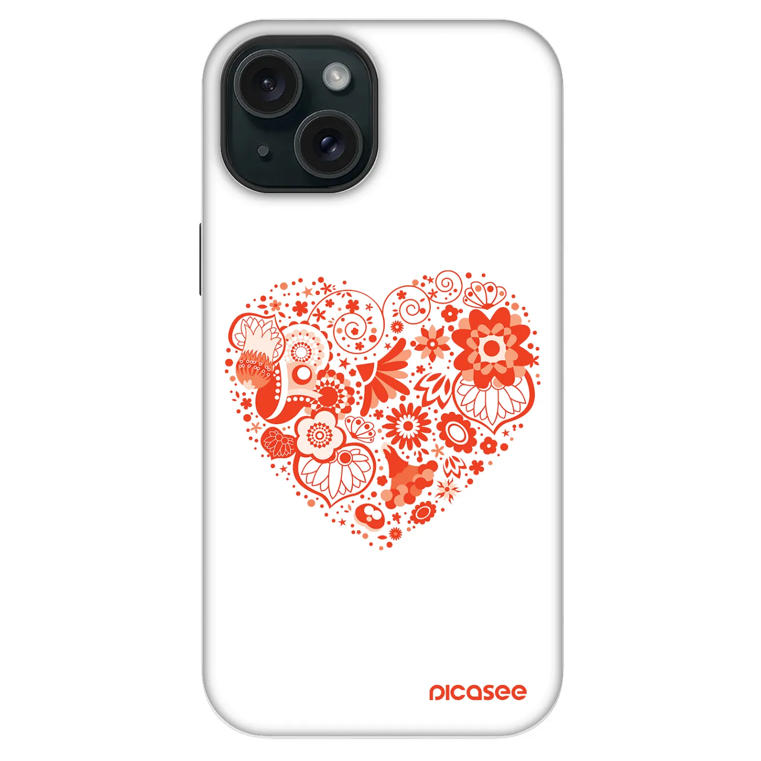 Picasee Fashion Case MagSafe für Apple iPhone 14 - Großes Herz