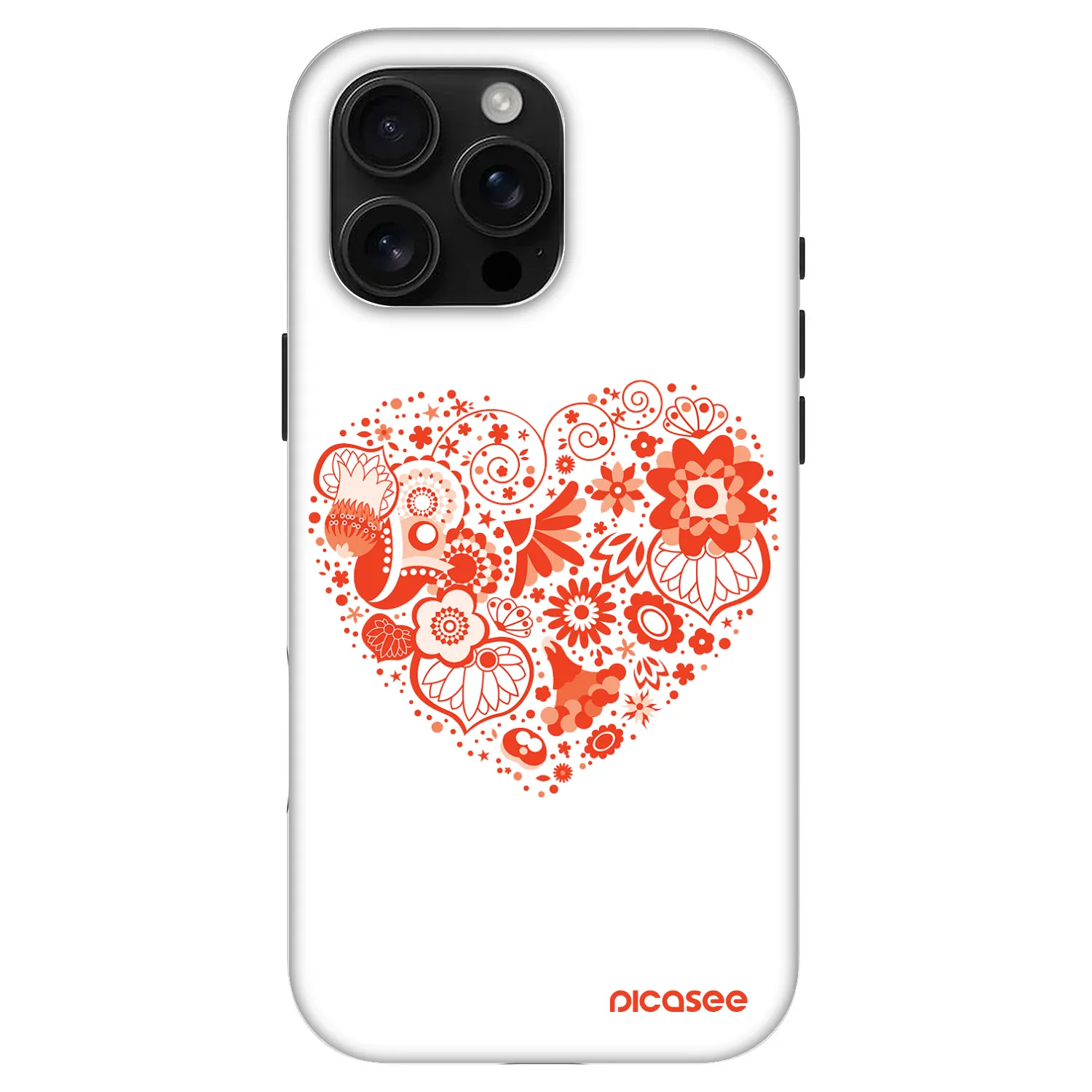 Picasee Fashion Case MagSafe für Apple iPhone 16 Pro Max - Großes Herz