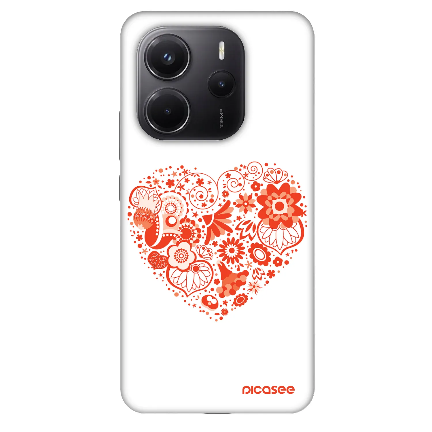 Picasee Fashion Case für Xiaomi Redmi Note 14 4G - Großes Herz