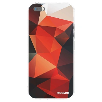 Picasee Apple iPhone 5/5S/SE Hülle - Transparentes Silikon - Wallpaper 2
