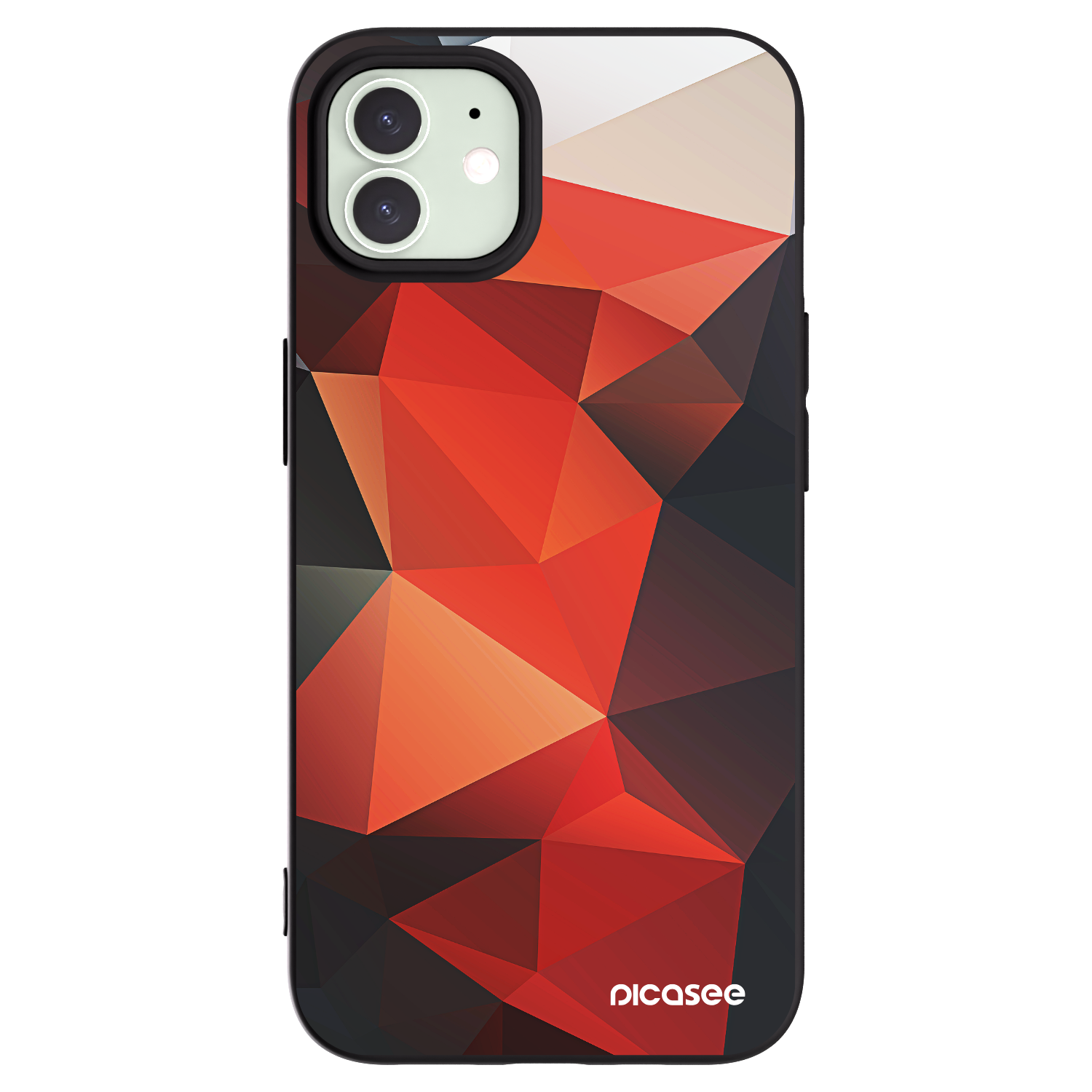 Picasee Apple iPhone 12 Pro Hülle - Schwarzes Silikon - Wallpaper 2