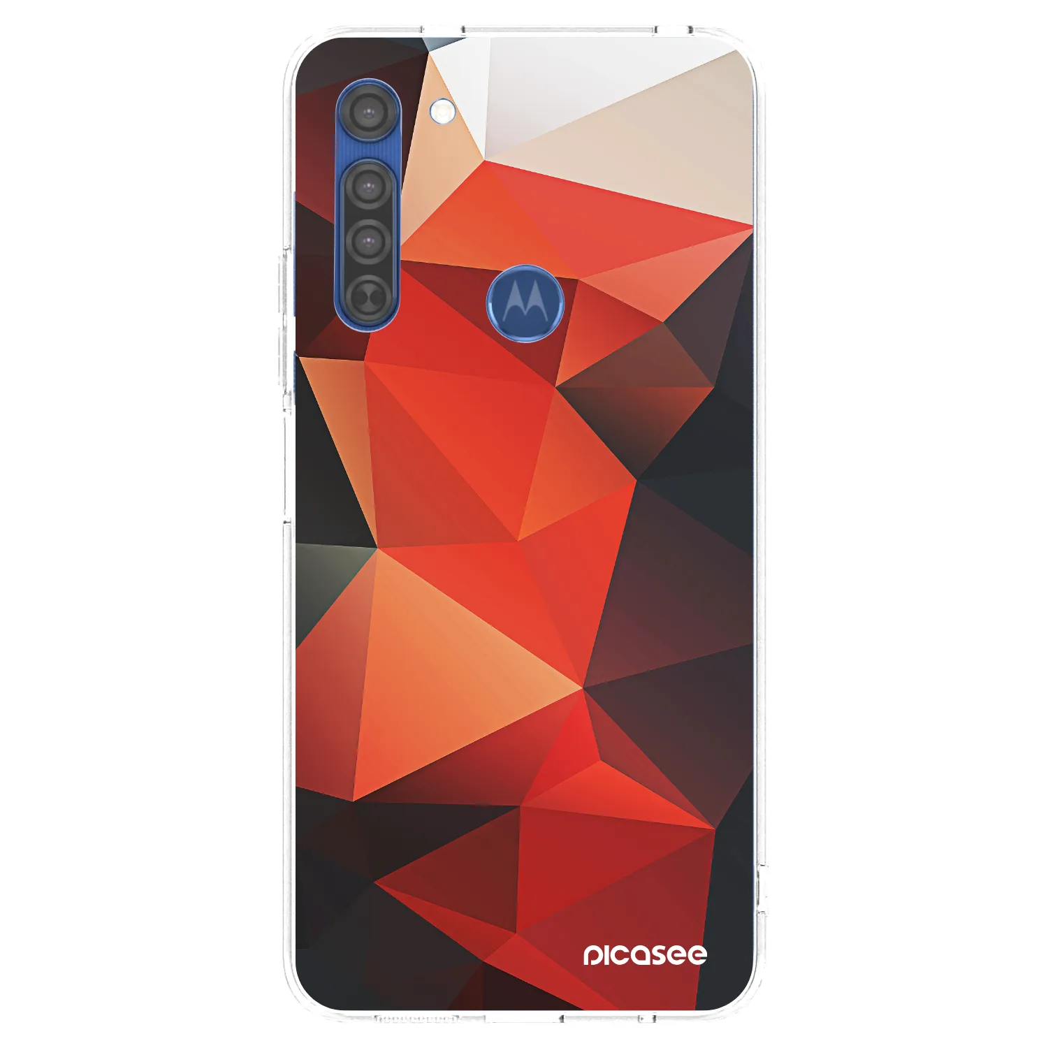 Picasee Motorola Moto G8 Hülle - Transparentes Silikon - Wallpaper 2