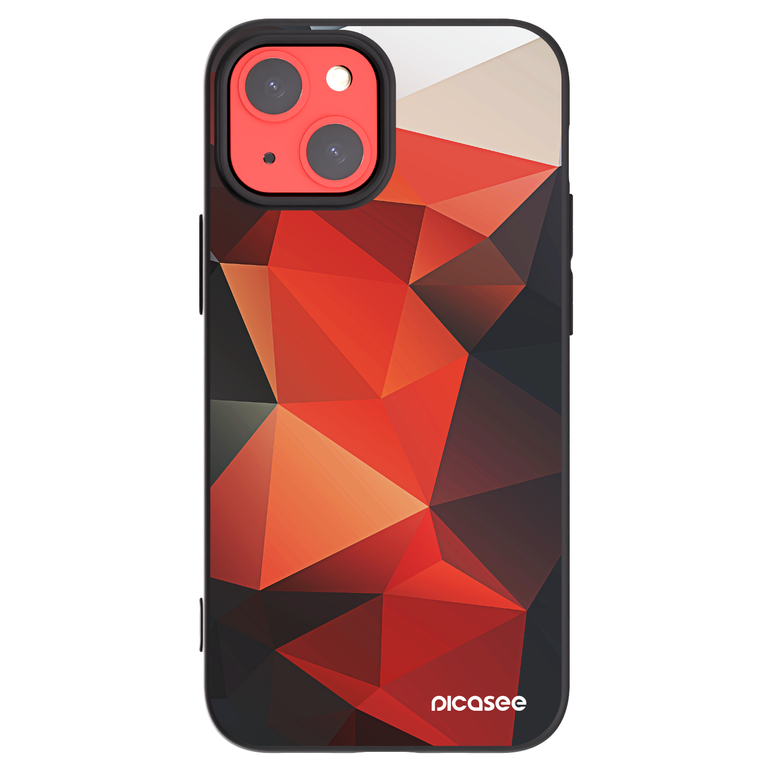 Picasee Apple iPhone 13 mini Hülle - Schwarzes Silikon - Wallpaper 2