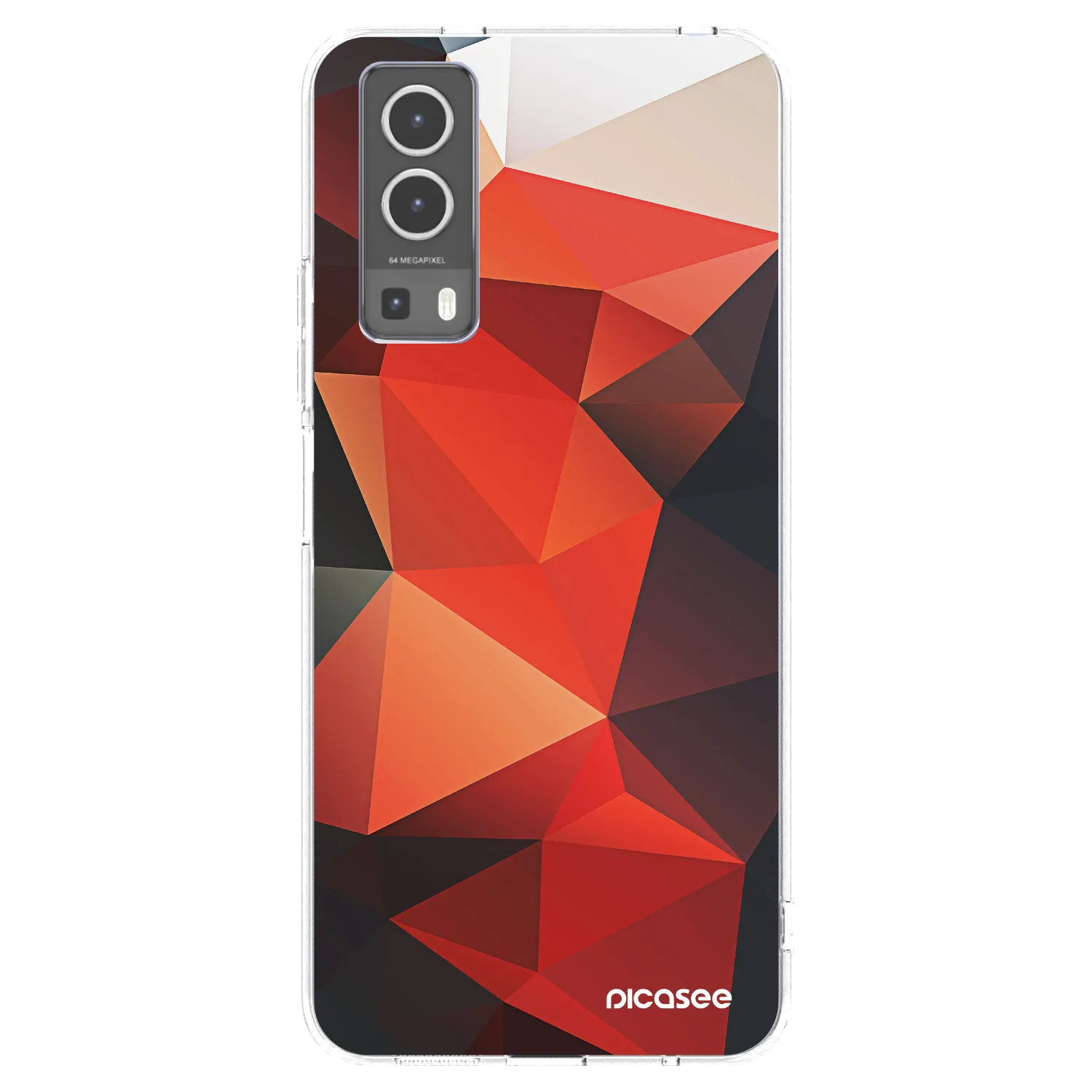 Picasee Vivo Y72 5G Hülle - Transparentes Silikon - Wallpaper 2