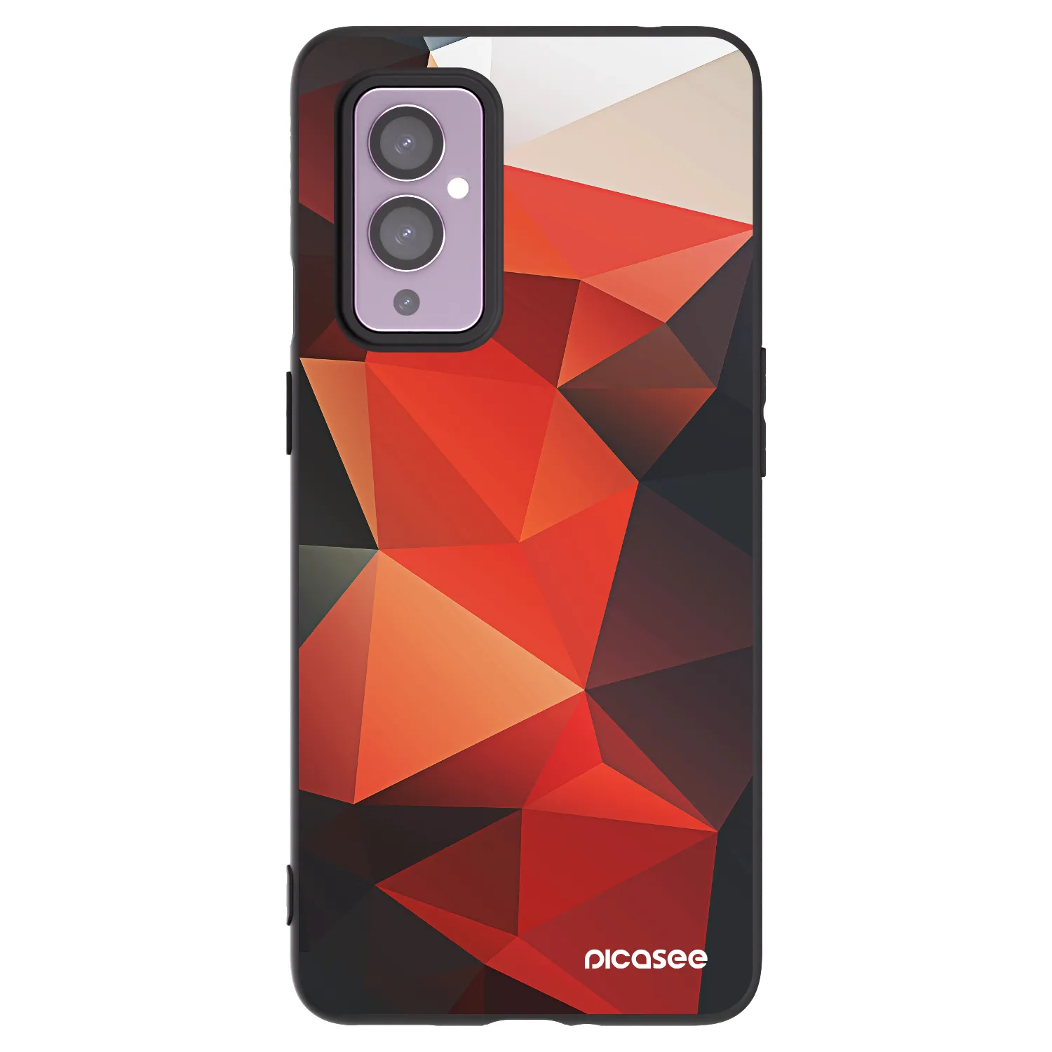 Picasee OnePlus 9 Hülle - Schwarzes Silikon - Wallpaper 2