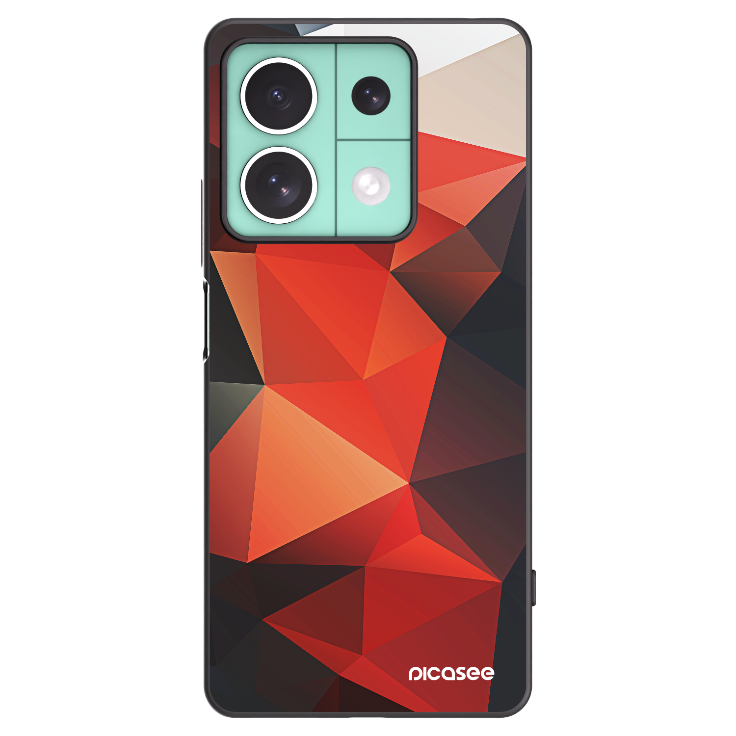 Picasee Xiaomi Redmi Note 13 5G Hülle - Schwarzes Silikon - Wallpaper 2