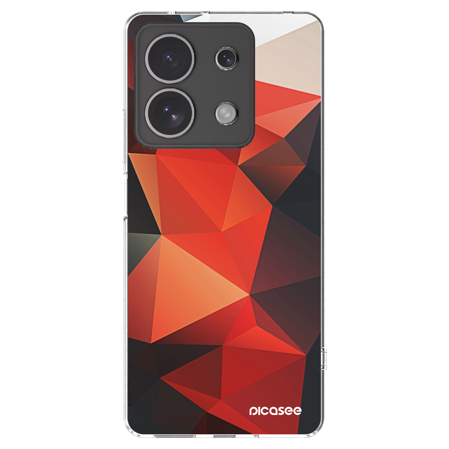 Picasee Xiaomi Redmi Note 13 4G Hülle - Transparentes Silikon - Wallpaper 2