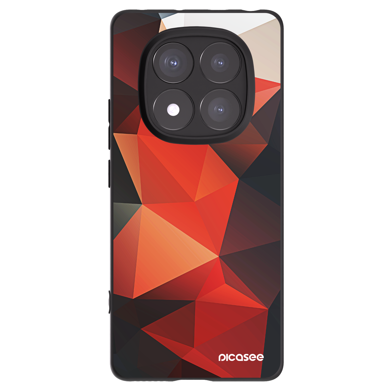 Picasee Xiaomi Redmi Note 14 Pro 5G Hülle - Schwarzes Silikon - Wallpaper 2