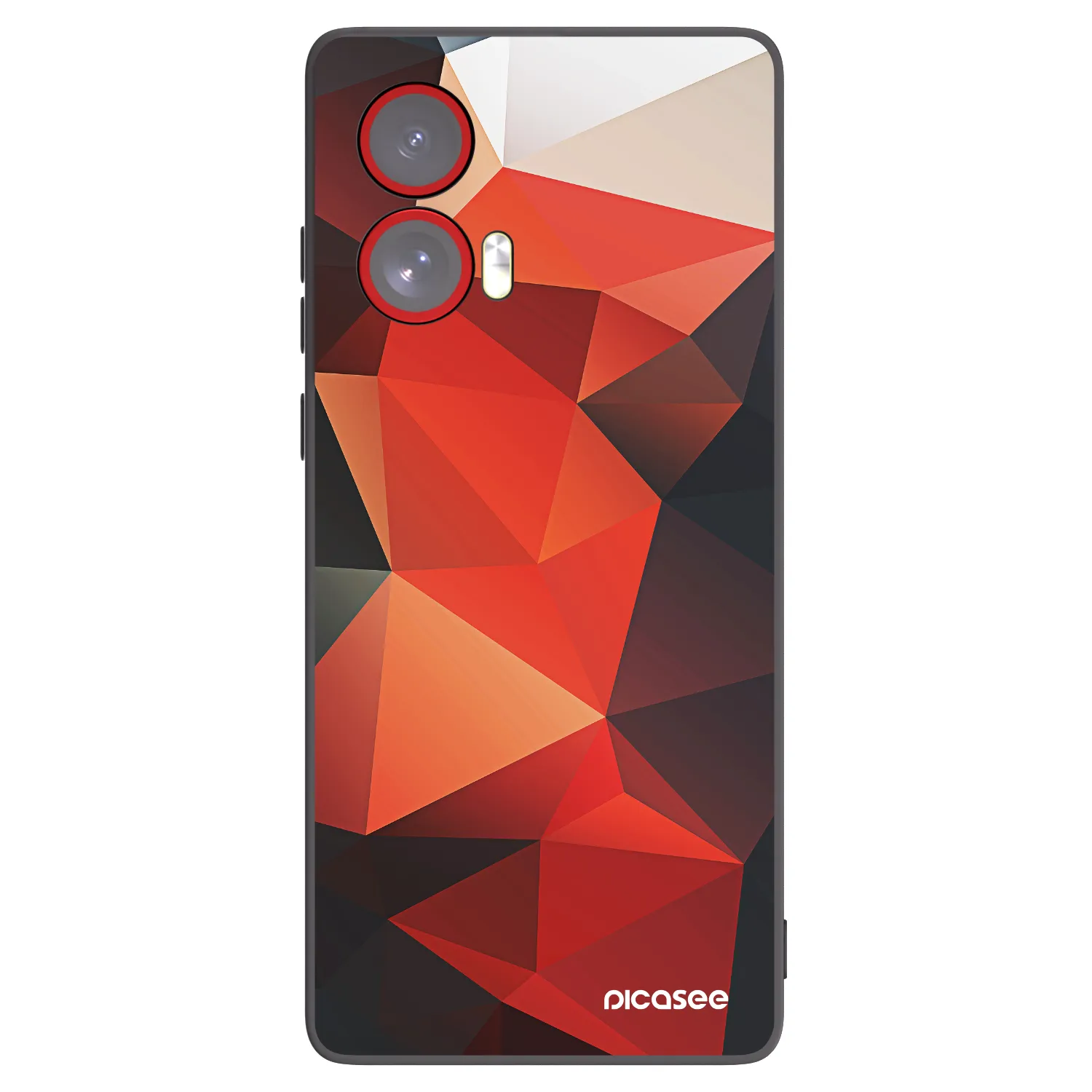 Picasee Motorola Edge 50 Fusion Hülle - Schwarzes Silikon - Wallpaper 2